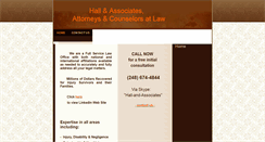 Desktop Screenshot of hallandassociates.us